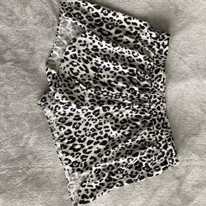 Cheetah print shorts
